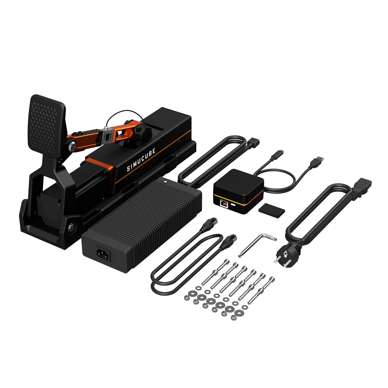Simucube Active Pedal, Simracing, Paketinhalt