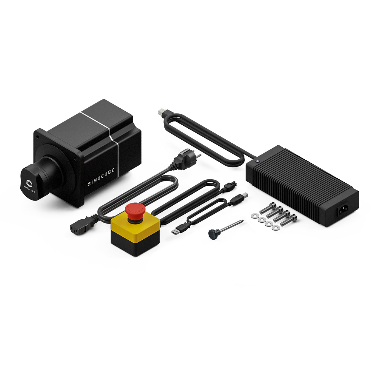 Simucube 2 Pro Simracing Wheelbase, Paketinhalt